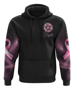 Faith Pink Sunflower Cross All Over Print 3D Hoodie, Christian Hoodie, Christian Sweatshirt, Bible Verse Shirt