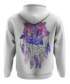 Faith Rose Dreamcatcher All Over Print 3D Hoodie, Christian Hoodie, Christian Sweatshirt, Bible Verse Shirt
