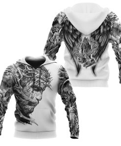 Faith in God Gothic Vibe God 3D Hoodie For Man And Women, Jesus Printed 3D Hoodie