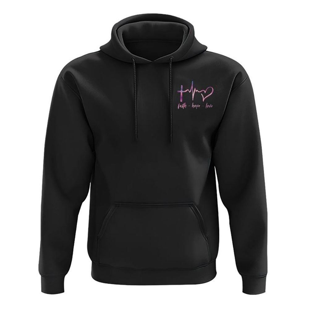 Fe Anchor Watercolor All Over Print 3D Hoodie, Christian Hoodie, Christian Sweatshirt, Bible Verse Shirt