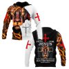God And Lion Jesus Is My God Lion Is My Lord God 3D Hoodie For Man And Women, Jesus Printed 3D Hoodie