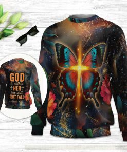 God Is Within Her Psalm 465 Ugly Christmas Sweater - Christian Unisex Sweater - Religious Christmas Gift