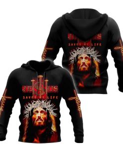 God Saved My Life God 3D Hoodie For Man And Women, Jesus Printed 3D Hoodie