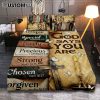 God Says You Are Quilt Bedding Set Bedroom - Bible Verse Quilt Bedding Set Art - Christian Home Decor