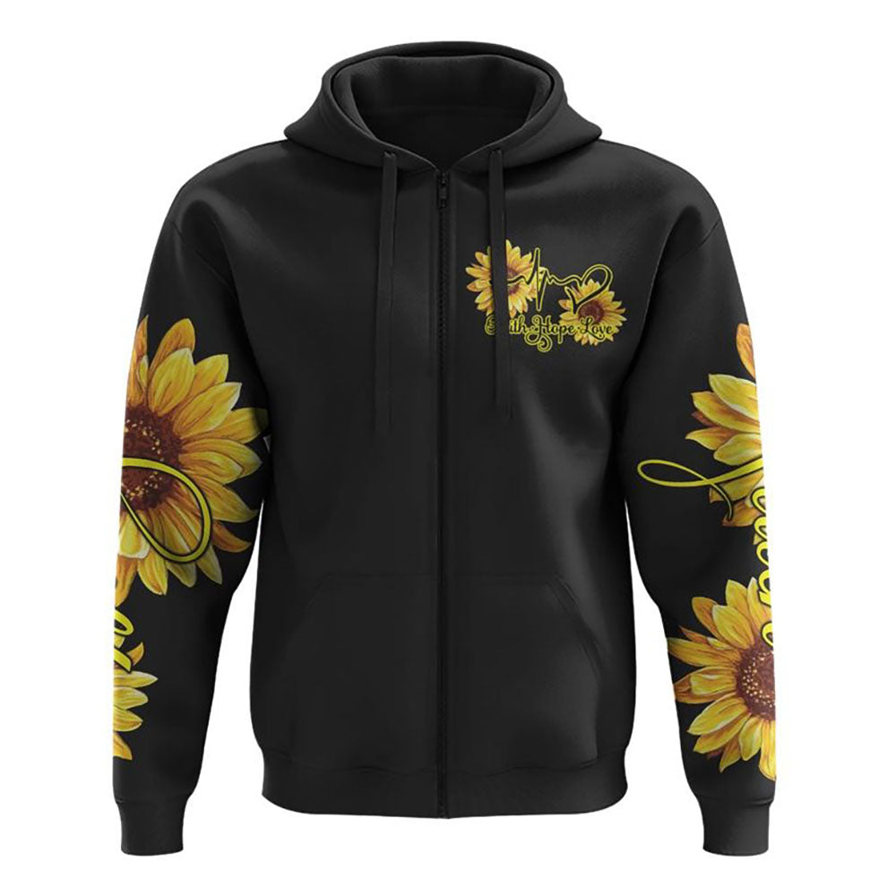 God Says You Are Sunflower All Over Print 3D Hoodie, Christian Hoodie, Christian Sweatshirt, Bible Verse Shirt