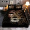 Half Jesus Half Lion Quilt Bedding Set Bedroom - Jesus Quilt Bedding Set Pictures - Christian Quilt Bedding Set Bedroom