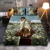 Have Faith On His Way Jesus Cross Lion Quilt Bedding Set Bedroom - Christian Bedroom Decor - Religious Quilt Bedding Set Prints