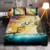 He Drew Me Out Of Deep Water Jessus Quilt Bedding Set Bedroom - Christian Cover Twin Bedding Quilt Bedding Set - Religious Quilt Bedding Set Prints