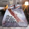 He Who Kneels Before God Quilt Bedding Set - Warrior Of Christ Lion Of Judah Quilt Bedding Set Art - Christian Art - Bible Verse Bedroom - Religious Home Decor