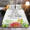 Holding Hand With Jesus Quilt Bedding Set Bedroom - Bible Verse Quilt Bedding Set Art - Christian Home Decor