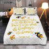 Holding Hand With Jesus Quilt Bedding Set Bedroom - Bible Verse Quilt Bedding Set Art - Christian Home Decor