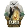 Horse Stand With God Judged By God Hoodie For Men & Women, God 3D Printed Hoodie, Christian Apparel Hoodies