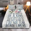 I Am The Daughter Of A King Quilt Bedding Set Bedroom - Christian Quilt Bedding Set Prints - Religious Cover Twin Bedding Decor