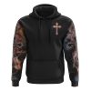 I Am Who You Say I Am Faith Cross Lion All Over Print 3D Hoodie, Christian Hoodie, Christian Sweatshirt, Bible Verse Shirt