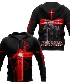 I Bow To None Other Than The Lord Jesus Christ God 3D Hoodie For Man And Women, Jesus Printed 3D Hoodie