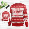 Jesus Is The Reason For The Season Ugly Christmas Sweater - Christian Unisex Sweater - Religious Christmas Gift