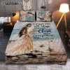 I Can Only Imagine Beautiful Girl Jesus Hand Quilt Bedding Set Art - Christian Art - Bible Verse Bedroom - Religious Home Decor
