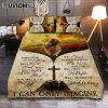 I Can Only Imagine Black Cat Jesus Quilt Bedding Set - Take My Hand Quilt Bedding Set Bedroom - Bible Verse Quilt Bedding Set Art - Christian Home Decor
