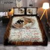 I Can Only Imagine Blue Flower White Butterfly Quilt Bedding Set Bedroom - Bible Verse Quilt Bedding Set Art - Christian Home Decor