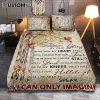 I Can Only Imagine Cross Pretty Cardinal Quilt Bedding Set Bedroom - Bible Verse Quilt Bedding Set Art - Christian Home Decor