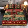 I Can Only Imagine Cardinal Quilt Bedding Set Art - Christian Art - Bible Verse Bedroom - Religious Home Decor