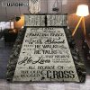 I Still Believe In Amazing Grace That There Is Power In The Blood Quilt Bedding Set Bedroom - Christian Bedroom Decor - Religious Quilt Bedding Set Prints