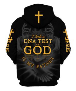 I Took A Dna Test And God Is My Father Hoodies Men & Women, God 3D Printed Hoodie, Christian Apparel Hoodies