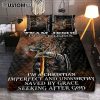 If Anyone Is In Christ He Is A New Creation Butterfly Quilt Bedding Set Bedroom - Christian Quilt Bedding Set Prints - Religious Cover Twin Bedding Decor