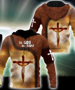 In God We Trust God 3D Hoodie For Man And Women, Jesus Printed 3D Hoodie
