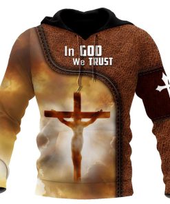 In God We Trust God 3D Hoodie For Man And Women, Jesus Printed 3D Hoodie