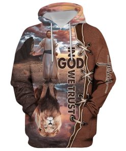 In God We Trust Hoodie For Men & Women, God 3D Printed Hoodie, Christian Apparel Hoodies