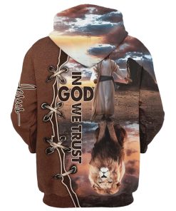 In God We Trust Hoodie For Men & Women, God 3D Printed Hoodie, Christian Apparel Hoodies