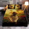 In The Morning When I Rise Give Me Jesus Rooster Lavender Field Cross Quilt Bedding Set - Christian Bedroom - Religious Home Decor