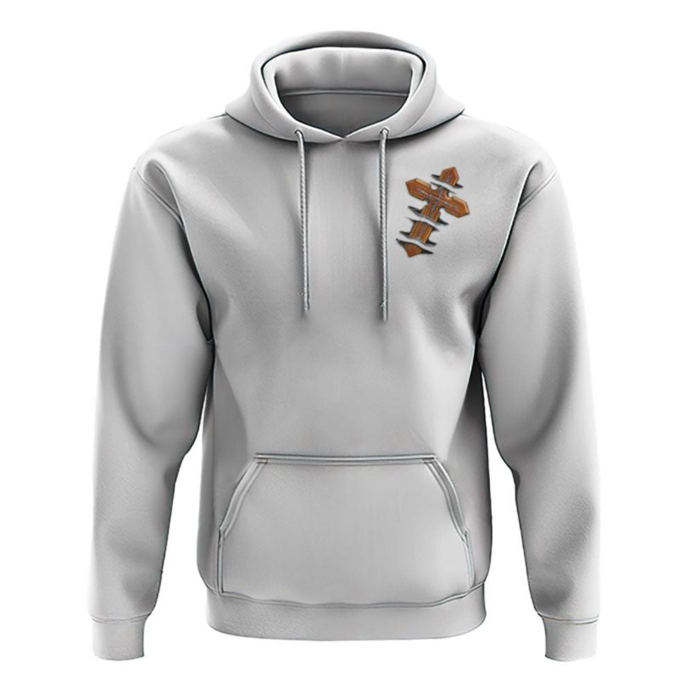 It's Not A Religion It's A Relationship Cross All Over Print 3D Hoodie, Christian Hoodie, Christian Sweatshirt, Bible Verse Shirt