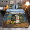 It Is Well With My Soul Old Song Flowers Quilt Bedding Set Bedroom - Christian Quilt Bedding Set Prints - Bible Verse Quilt Bedding Set Art