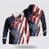 Jesus American Flag, Jesus Is My God Hoodie For Men & Women, God 3D Printed Hoodie, Christian Apparel Hoodies