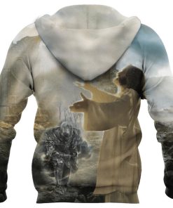Jesus And Knight Templar God 3D Hoodie For Man And Women, Jesus Printed 3D Hoodie