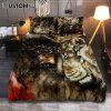 Jesus And Lion Quilt Bedding Set Bedroom - Jesus Quilt Bedding Set Pictures - Christian Quilt Bedding Set Bedroom