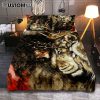 Jesus And Lion Quilt Bedding Set Bedroom - Jesus Quilt Bedding Set Pictures - Christian Quilt Bedding Set Bedroom