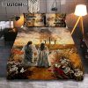 Jesus Beautiful Girl Path To Heaven Quilt Bedding Set - Christian Bedroom - Religious Home Decor