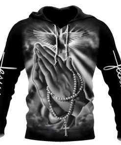 Jesus Christ Bless Hand God 3D Hoodie For Man And Women, Jesus Printed 3D Hoodie