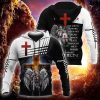 Jesus Christ Fear Not For Jesus Lion And Cross God 3D Hoodie For Man And Women, Jesus Printed 3D Hoodie