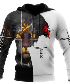 Jesus Christ Lion Way Maker Miracle Worker God 3D Hoodie For Man And Women, Jesus Printed 3D Hoodie