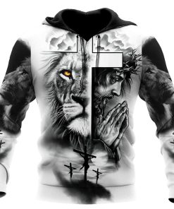 Jesus Christ Tatoo God 3D Hoodie For Man And Women, Jesus Printed 3D Hoodie