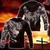 Jesus Christ Tatoo God 3D Hoodie For Man And Women, Jesus Printed 3D Hoodie