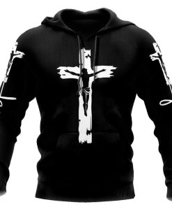 Jesus Christ With Flag One Nation Under God 3D Hoodie For Man And Women, Jesus Printed 3D Hoodie