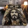 Jesus Come Out From Cave Quilt Bedding Set Prints - Religious Quilt Bedding Set Art - Christian Cover Twin Bedding Decor