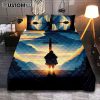 Jesus Cover Twin Bedding Decor - Jesus Christ Picture - Christian Cover Twin Bedding Decor For Pastor Priest - Christian Quilt Bedding Set Bedroom Decor