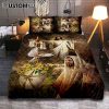 Jesus Dove A Warming Hug Quilt Bedding Set - Christian Bedroom - Religious Home Decor