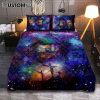 Jesus Face Bedroom Quilt Bedding Set - Jesus Portrait Quilt Bedding Set Prints - Christian Bedroom